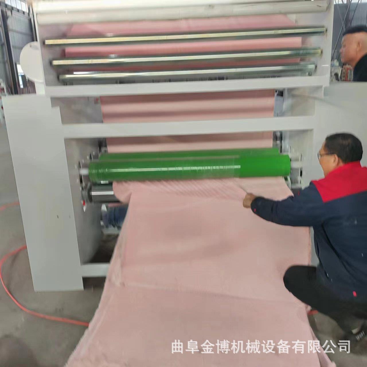 背膜离型膜覆膜胶机自 毛毡布离型纸复合卷对卷加机 动切断卷收卷