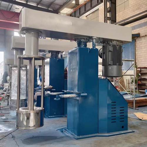 家直供2厂液KW研磨机HBI压升降篮式砂磨机涂料油漆色浆油2墨研磨