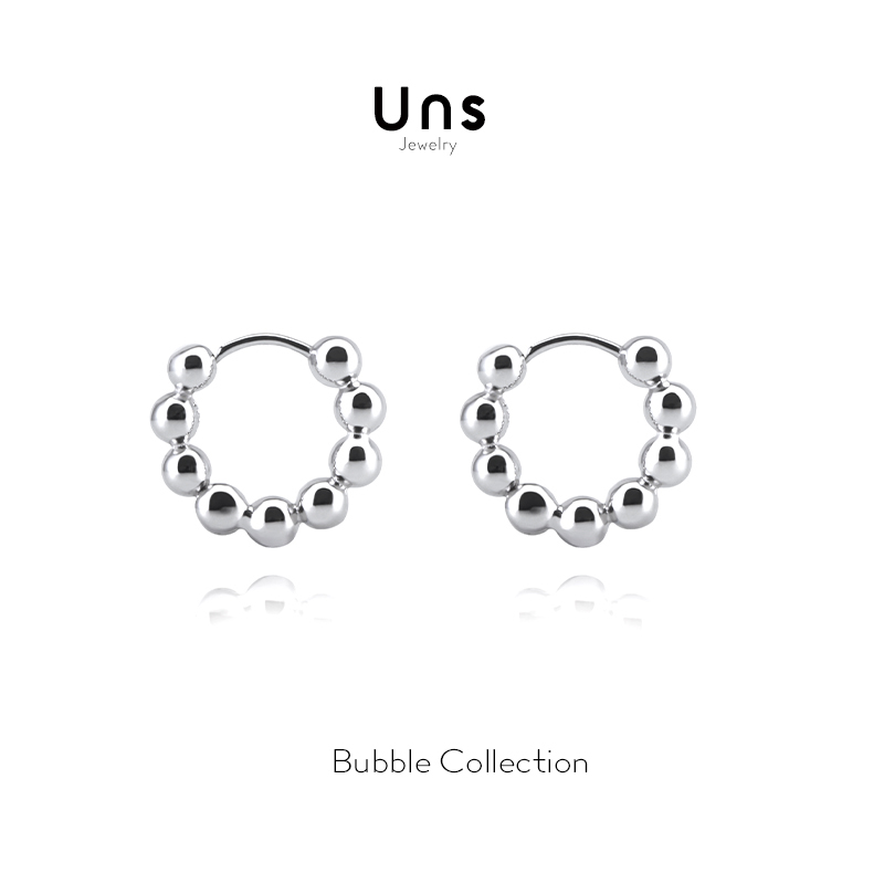 Uns | 925银泡泡耳环简约日常百搭春夏耳扣