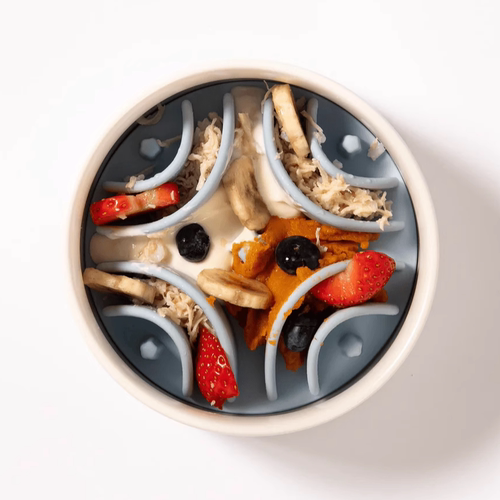 宠物碗阻食慢食插件防噎带吸盘