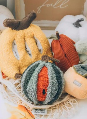 Lambwolf水果系列藏食嗅闻发声毛绒狗玩具苹果西瓜TUDOU宠物用品