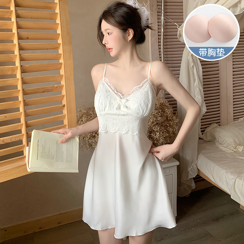 冰丝冰丝夏季性感新款睡裙