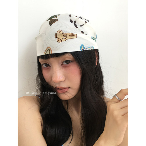 DaYu夏日度假风方巾头巾