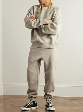 essentials fear of god 圆领运动衫卫衣FOG复线高街运动休闲裤子