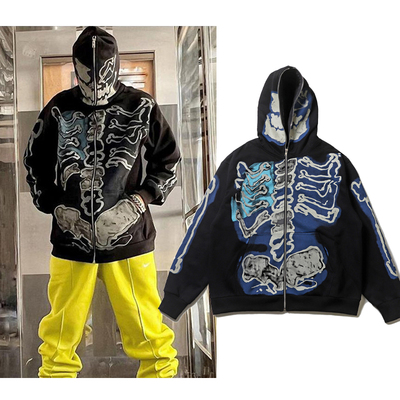 TravisScott联名藤原浩开衫卫衣