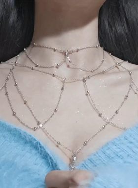 纯欲辣妹性感胸链女款