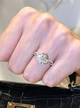 超闪满钻皇冠戒指女款