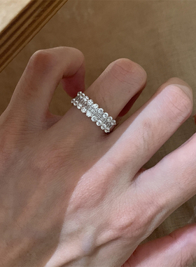 爆闪锆石满钻戒指女款