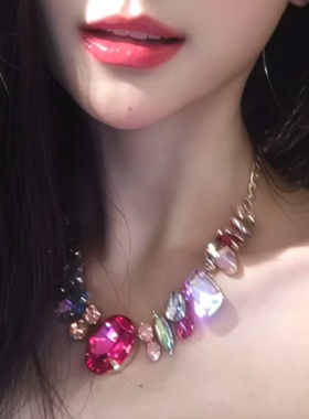 巴克洛宫廷风水钻项链女轻奢贵气