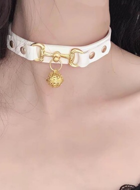 宫铃项圈女高级铃铛choker锁骨链
