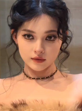 小香风锁骨链女小众项链