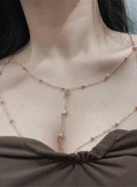 纯欲胸链身体链锁骨链女