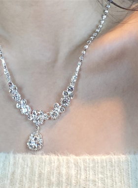 超闪千金公主水钻项链套装