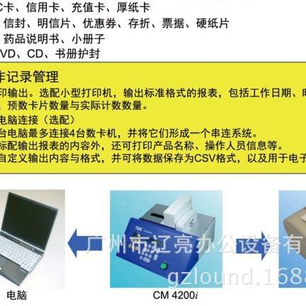 日本内电田机CM4200iCM-4200I光0数卡,一次性可以数20张信用卡