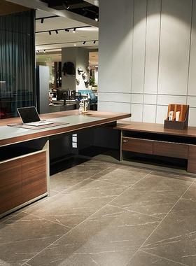 定家制斗列条形办公桌椅系现北斗系列代简约商务风办北公具总裁大