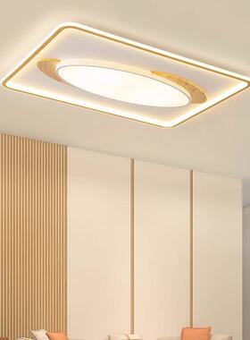 客厅灯27803年新款房LED简约现代馨吸顶2灯创意木纹色温卧室书灯