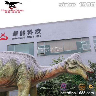 恐龙亲子乐园广场园林景观工厂直供仿真亚冠龙仿真恐龙模型