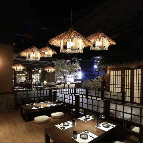 东南亚风中式吊灯创意竹藤灯饰餐馆农家乐饭复古竹编草帽吊灯,家装灯饰光源,酒店/宴会厅/餐饮吊灯,淘宝优惠券,粉丝福利购,淘宝优惠卷