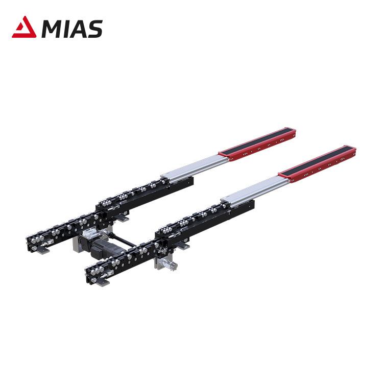 伸缩货叉重载单电机双深位非标伸缩货叉立体仓库米亚斯MIAS