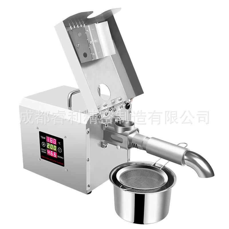出口外贸家用可调温度冷热榨油花生芝麻核桃瓜子油榨油机