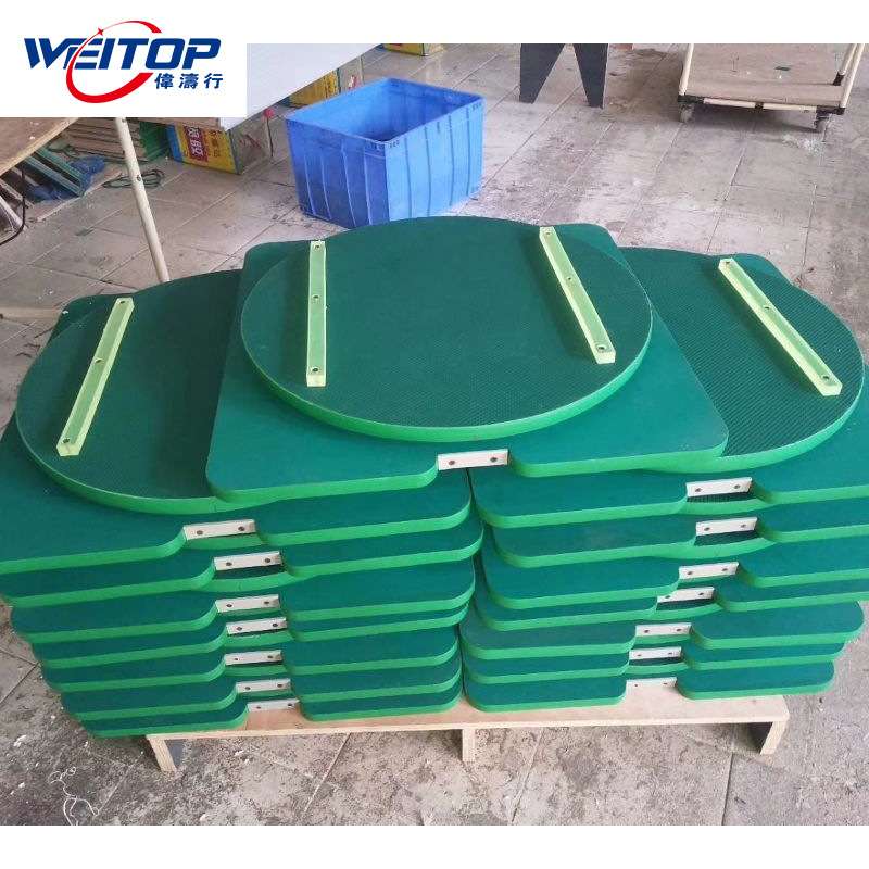 台面板圆形倍速链旋转工装板防静电防火复合面板流水线工装板