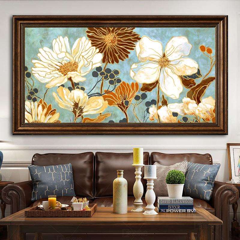 BK9K欧式大尺寸电表箱装饰画免打孔开关电闸盒遮挡配电箱客厅