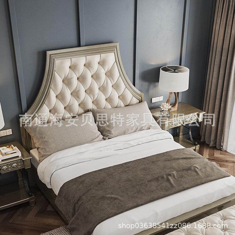 新款美式卧室实木双人床欧式复古白蜡木软靠高背床法式主卧公主床,畜牧/养殖物资,畜牧/养殖器械,淘宝优惠券,粉丝福利购,淘宝优惠卷