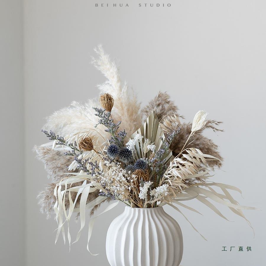 美拉德干花真花花束中古高颜居家商业摆设餐厅桌面自然装饰摆件