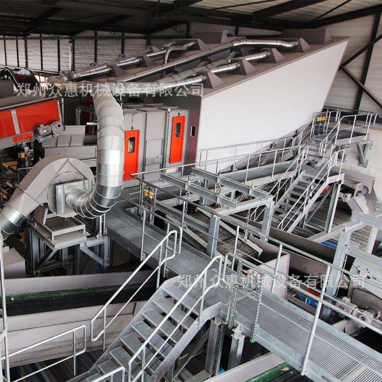 众惠填埋生活垃圾处理设备陈腐垃圾分类分拣资源化处理生产线