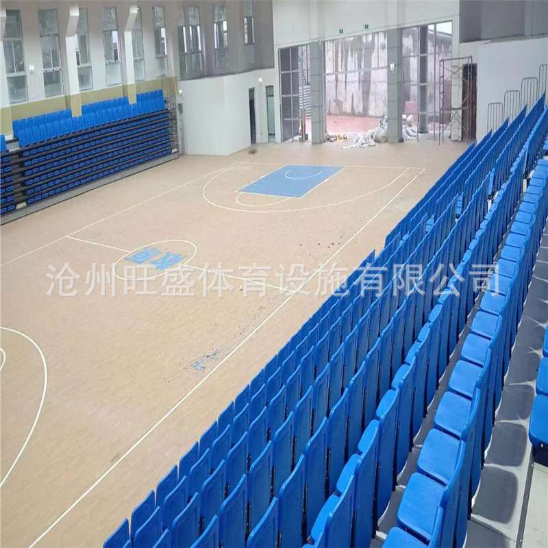 直销体育场伸缩看台座椅场馆活动看台翻板塑料座椅电动雷亚架看台