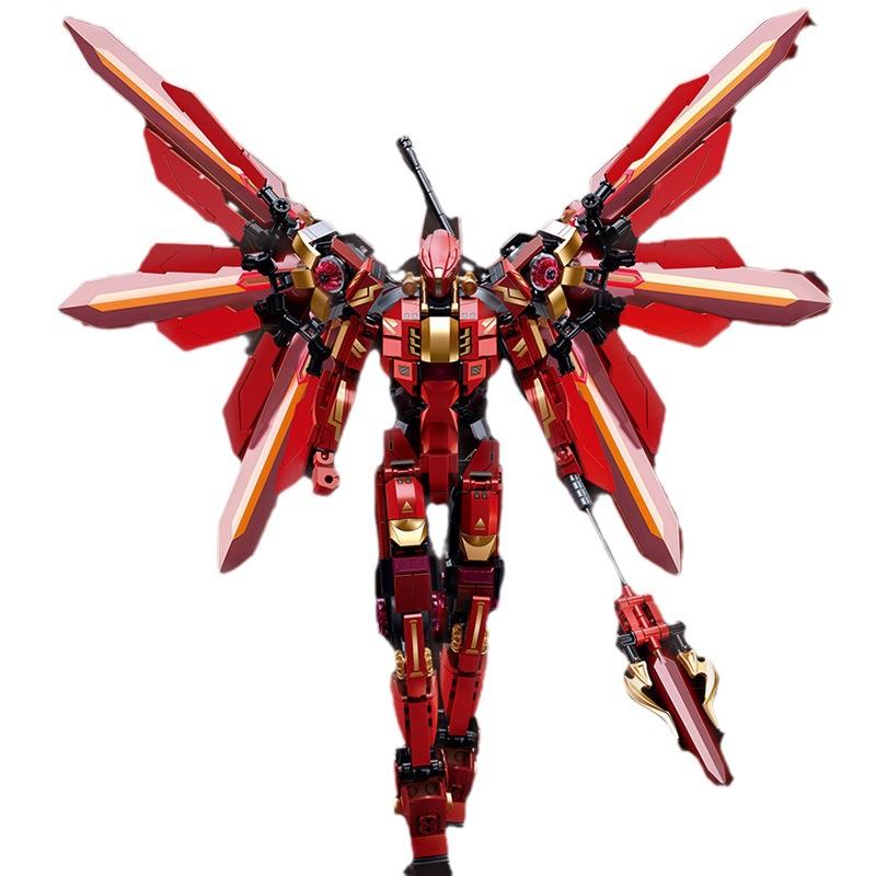 环太平洋机器人机甲系列战士复仇流浪者机器拼装积木益智儿童玩具