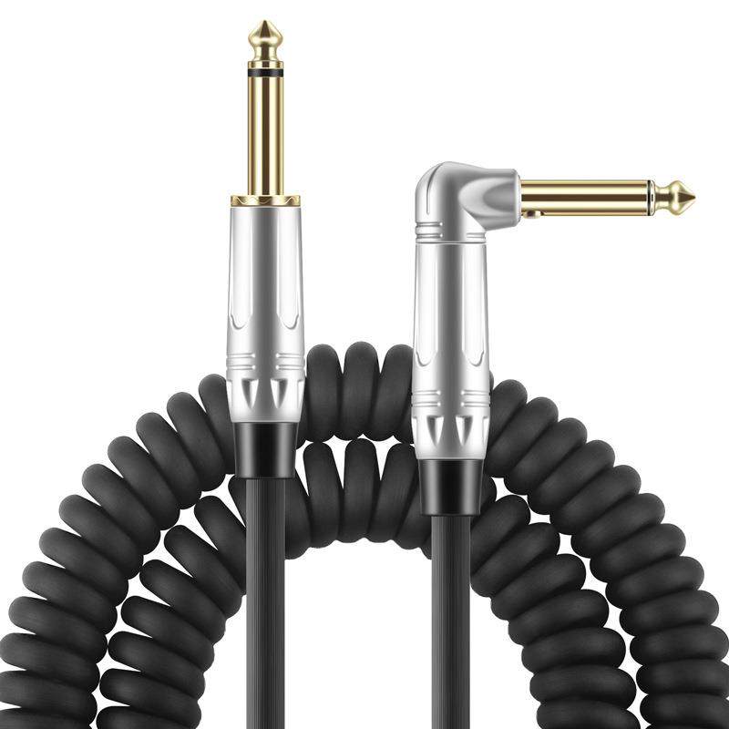 6.35单声公对公电吉他贝斯降噪静音连接线音响线生产