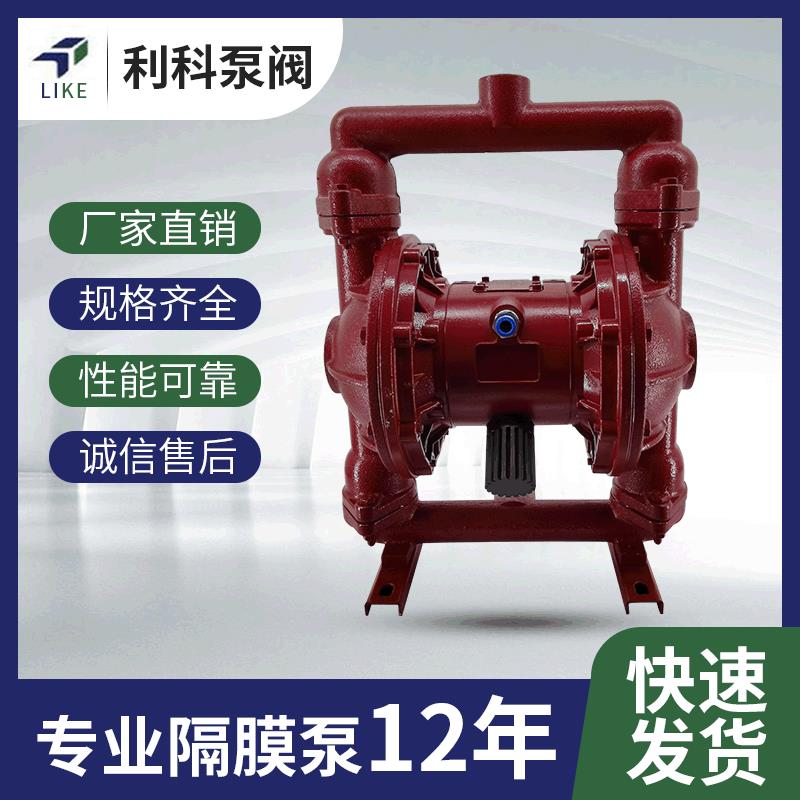 QBY-K1015铸铁气动隔膜泵气动泵混合液输送污水泵