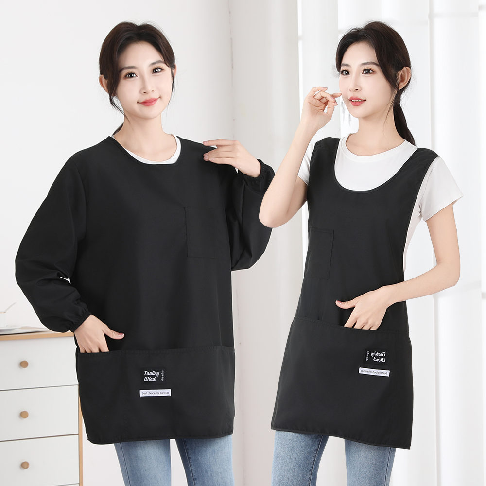 家用防水简约围裙耐脏时尚罩衣