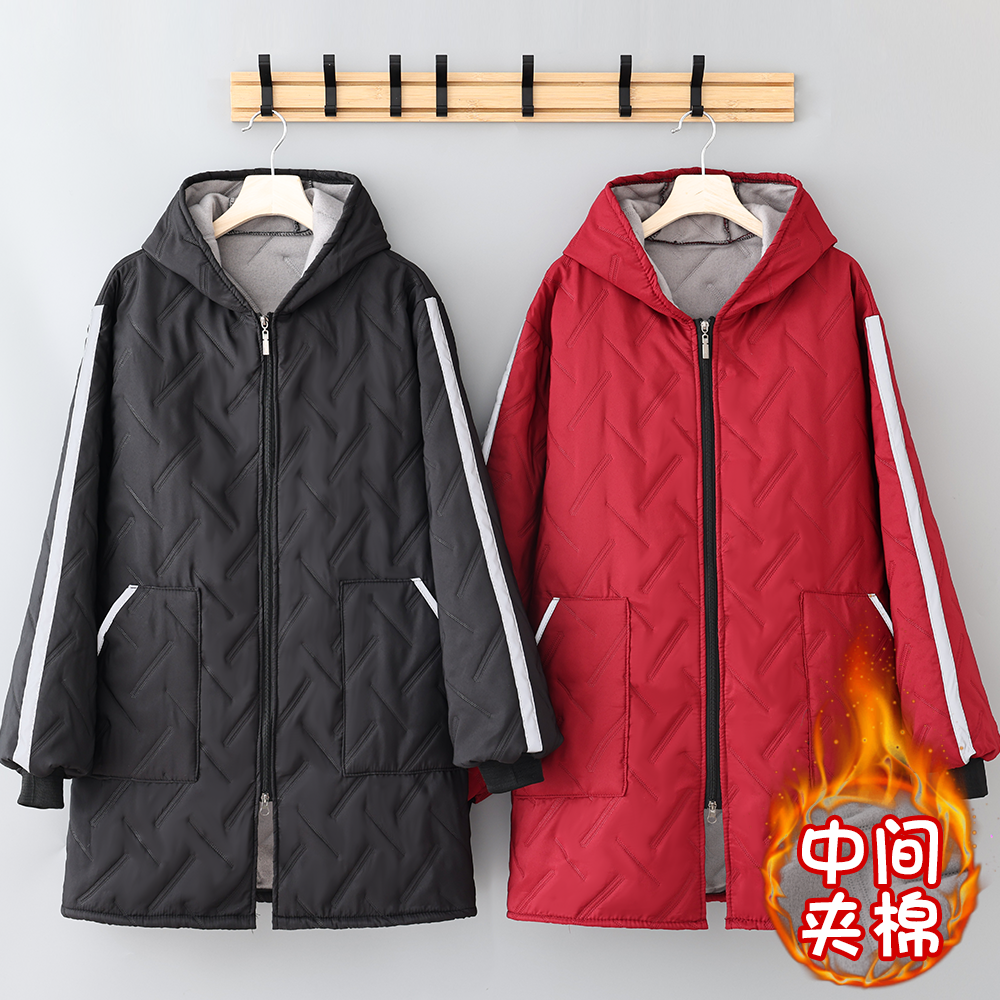 御寒保暖蓄热锁温工作服加绒加厚