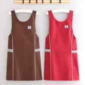 坎肩围裙耐污防水罩衣家用厨房做饭工作服上班情侣款 爆款 围腰无袖