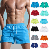 casual Men shorts summer beach 休闲纯色沙滩短裤 plain 夏季