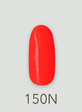 日本MD甲油胶150海葵荧光红色霓虹炎夏系列美甲店专用