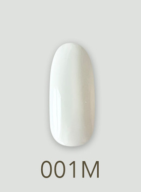 日本MD甲油胶001白茉莉实色白色品牌主色美甲店专用