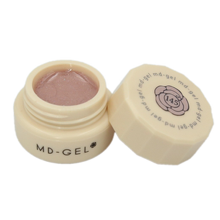 日本MD甲油胶145微量棕闪粉珠光淡红色少女泪光美甲店专用