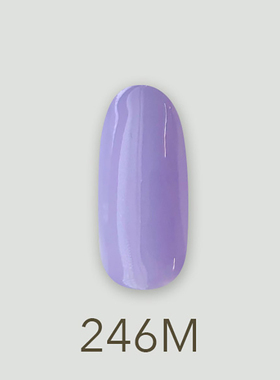 日本MD甲油胶246紫睡衣实色紫色稀释年华系列美甲店专用