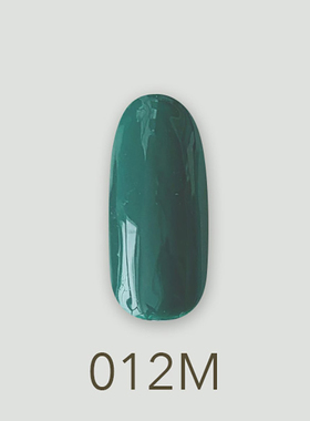 日本MD甲油胶012深绿实色深绿色基础色系美甲店专用