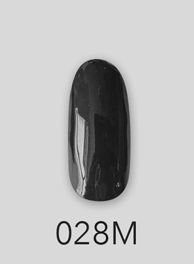 日本MD甲油胶028咖啡豆实色黑色浓郁咖啡系列美甲店专用