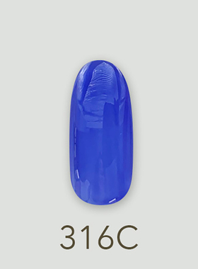 日本MD甲油胶316葡萄糖浆透明蓝色琉璃窗系列美甲店专用