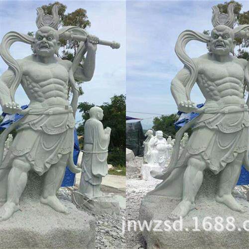曲阳石雕山像石刻土地公公像图片石造土地婆婆像厂家