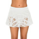 miniskirt Beach 沙滩勾花镂空超短裙女 cut out hook flower