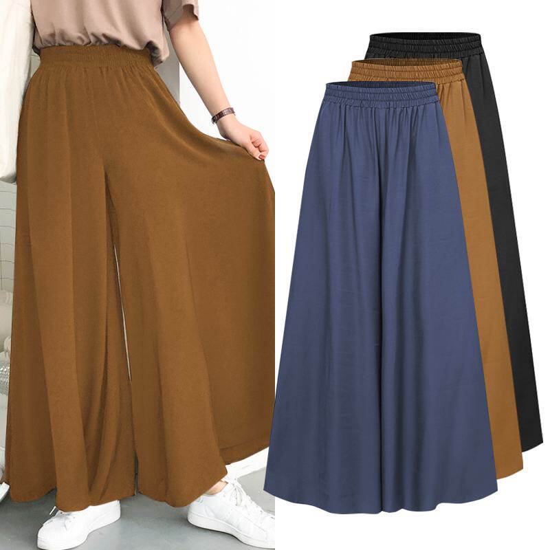 Casual pleated wide-leg seven-split pants 休闲褶皱阔腿七分裤