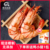 蝶岛海歌特大烤九节虾干2428即食斑节虾孕妇儿童海鲜零食干货福建