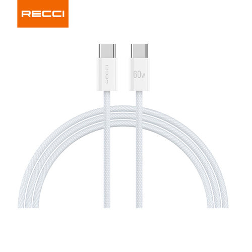 RECCI锐思企业礼品定制本色系列 (PD60W 1.2M)RS13CC 本色系列 (PD60W 2M)RS15CC数据线政企单位会议商务活动