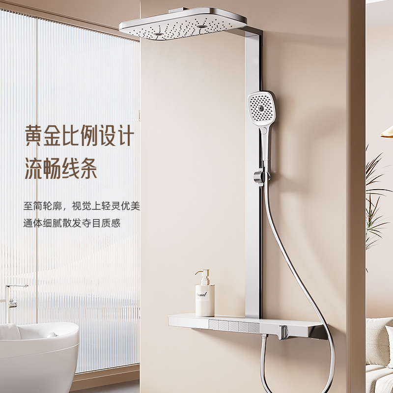 花洒沐浴器增压喷头全铜